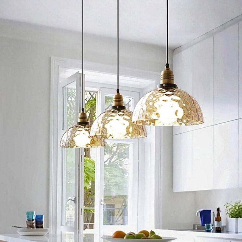 Zynella Smoky Glass Pendant