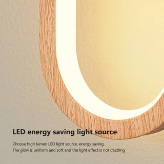 Elara Warm Wood Wall Lamp