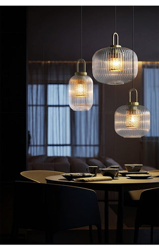 Arnault Fluted Glass Pendant