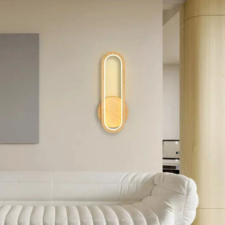 Elara Warm Wood Wall Lamp