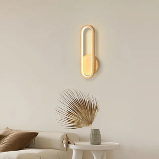 Elara Warm Wood Wall Lamp