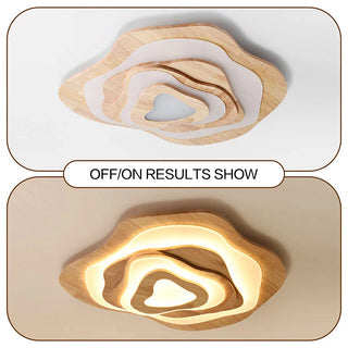 Zynella Zayden Wooden Rattan LED Pendant