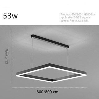 The Dior Square Pendant Light