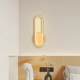 Elara Warm Wood Wall Lamp