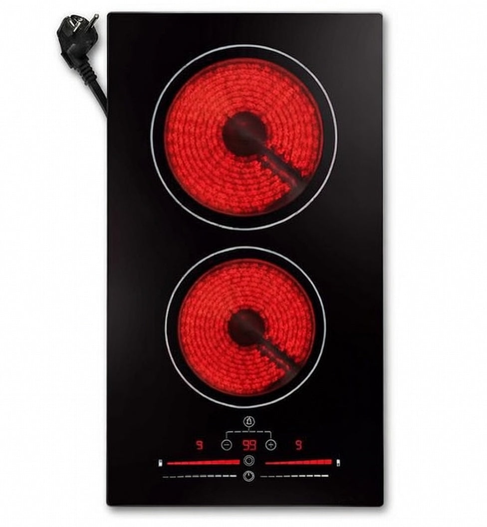 Zynella 2-Zone Built-In Ceramic Hob with Double Ring Zone
