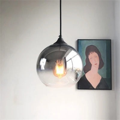 Lustre-Glow Rose Modern Pendant