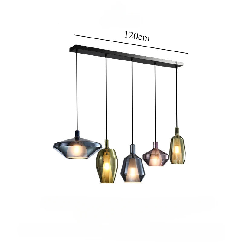 Debby Stained Glass Modern Pendants