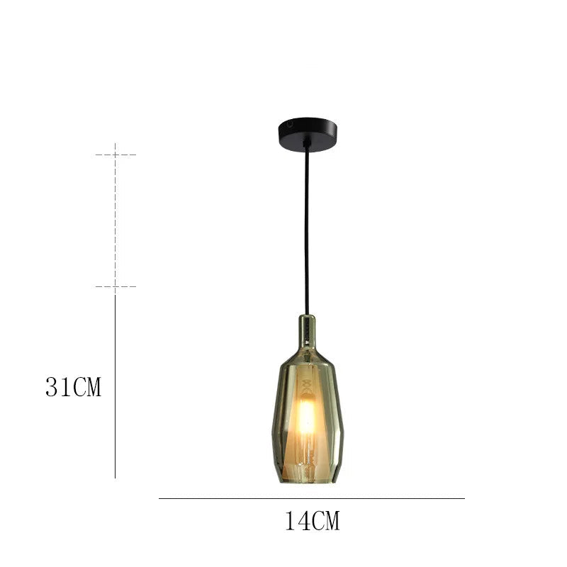 Debby Stained Glass Modern Pendants