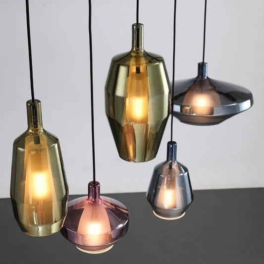 Debby Stained Glass Modern Pendants