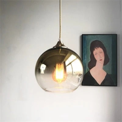Lustre-Glow Rose Modern Pendant