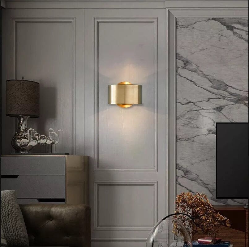 Golden Ring Modern Wall Lamp