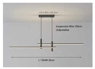 The Linear Duo Pendant