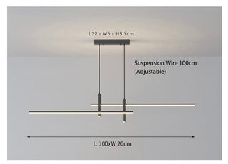 The Linear Duo Pendant