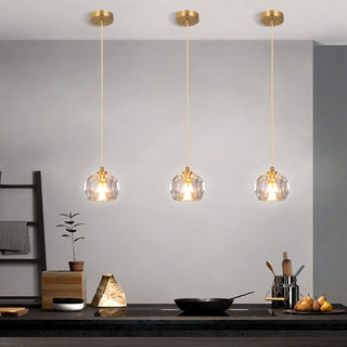 Elvi Crystal Modern Pendants
