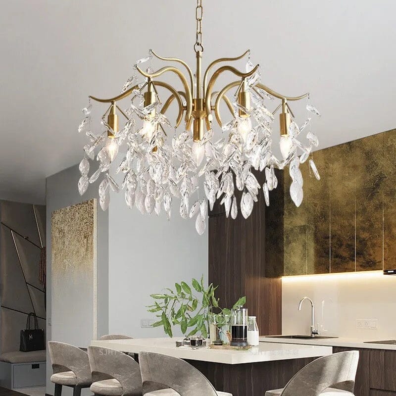 Flora Modern Crystal Chandelier