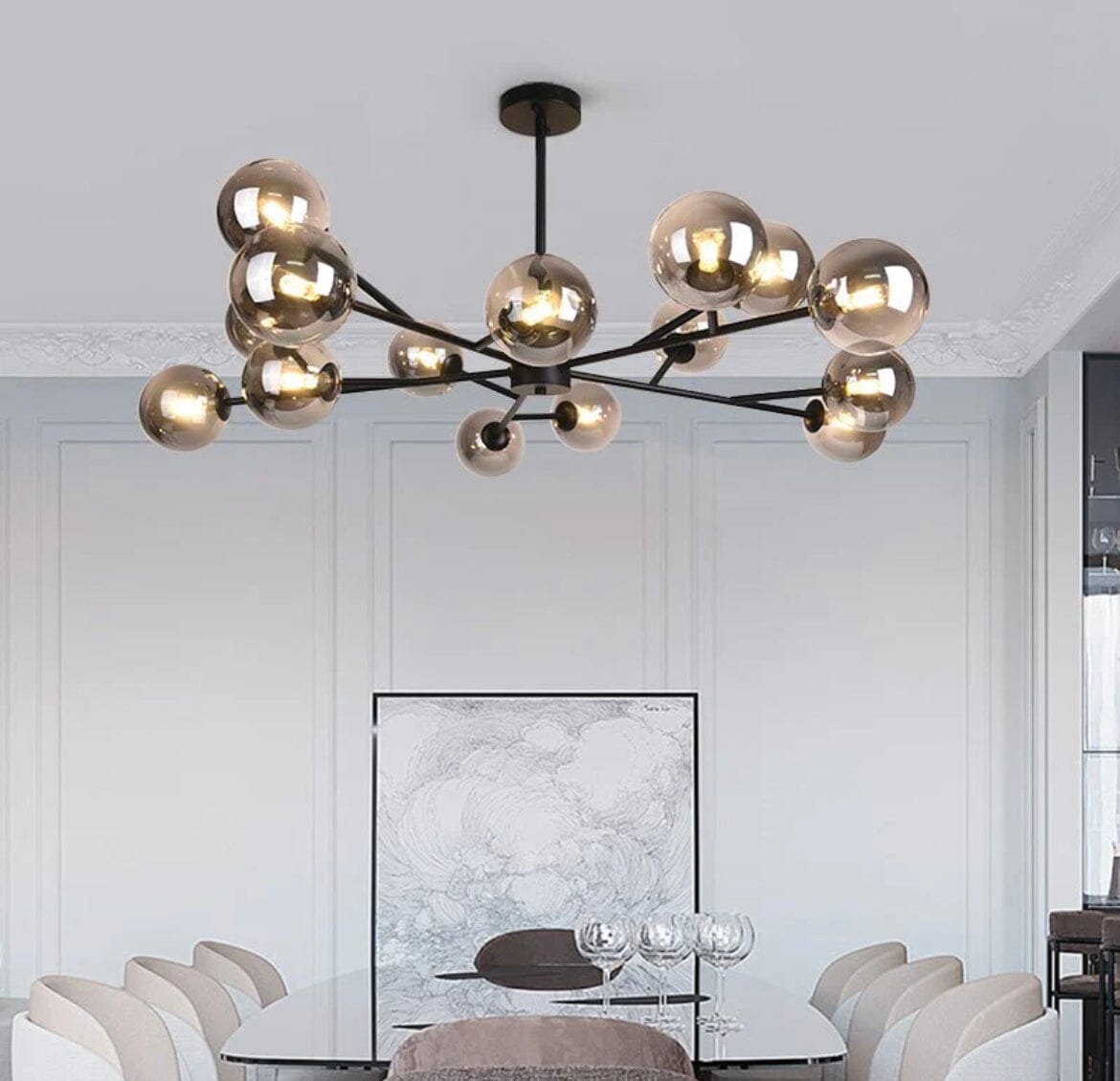 Flint Sputnik Rustic Chandelier