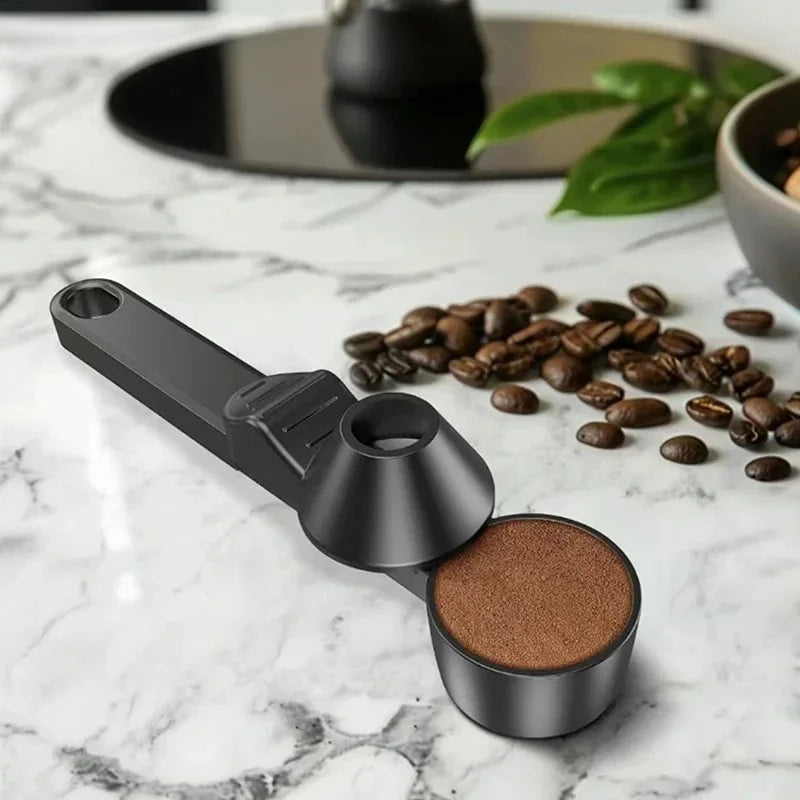 Zynella Kitchen Reusable K-Cup Coffee Measuring Spoon with Funnel