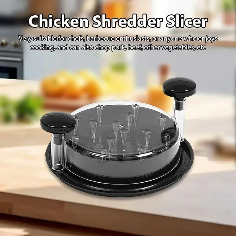 Zynella Kitchen Chicken Shredder Tool – Meat Shredder & Grinder with Lid