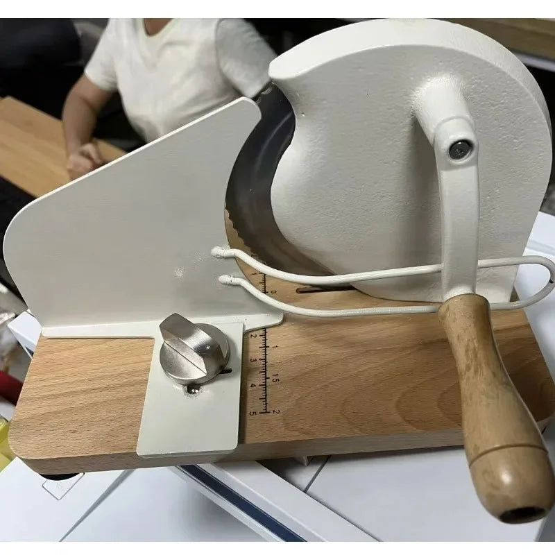 Zynella Kitchen Manual Bread Slicer – Portable Sausage & Frozen Meat Cutter