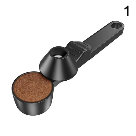 Zynella Kitchen Reusable K-Cup Coffee Measuring Spoon with Funnel
