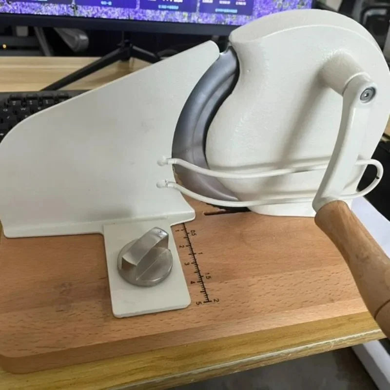 Zynella Kitchen Manual Bread Slicer – Portable Sausage & Frozen Meat Cutter